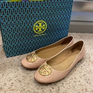 Nude Tory Burch ballet flats
